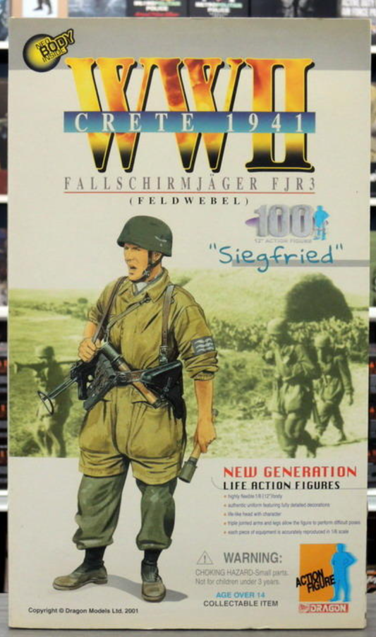 Dragon 1/6 12" New Generation WWII Crete 1941 Fallschirmjager FJR3 Siegfried Action Figure