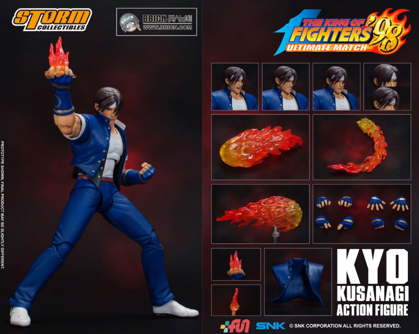 Storm Toys 1/12 Collectibles KOF The King of Fighters 98 UM Ultimate Match Kyo Kusanagi WF Bbicn Limited Edition Action Figure