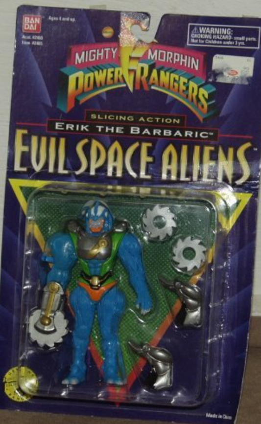 Bandai Mighty Morphin Power Rangers Evil Space Aliens Eric The Barbaric Action Figure