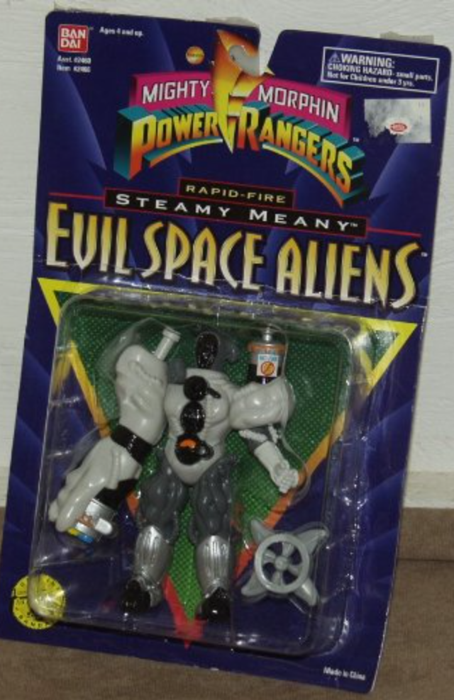 Bandai Mighty Morphin Power Rangers Evil Space Aliens Steamy Meany Action Figure