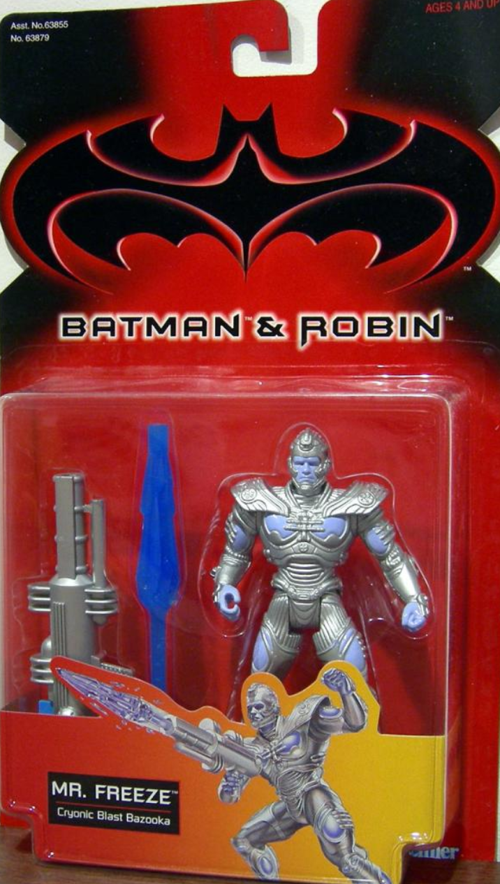 Kenner Batman & Robin the Movie Mr Freeze Cryonic Blast Bazooka Action Figure