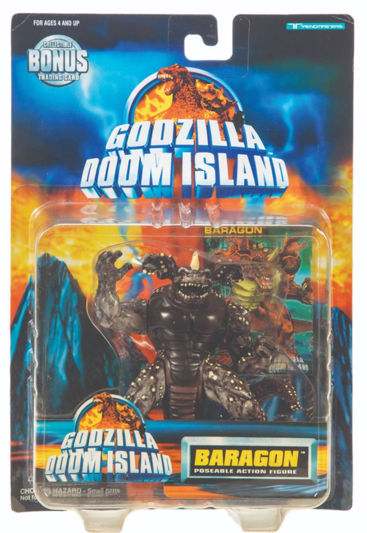 Trendmasters Godzilla Doom Island Baragon Poseable 5" Action Figure