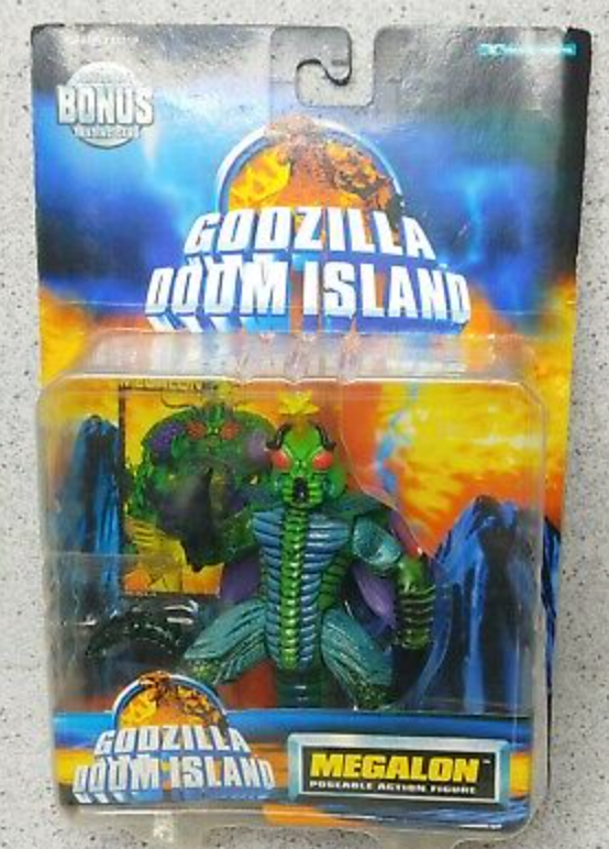 Trendmasters Godzilla Doom Island Megalon Poseable 5" Action Figure