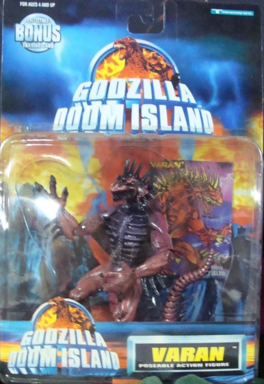 Trendmasters Godzilla Doom Island Varan Poseable 5" Action Figure