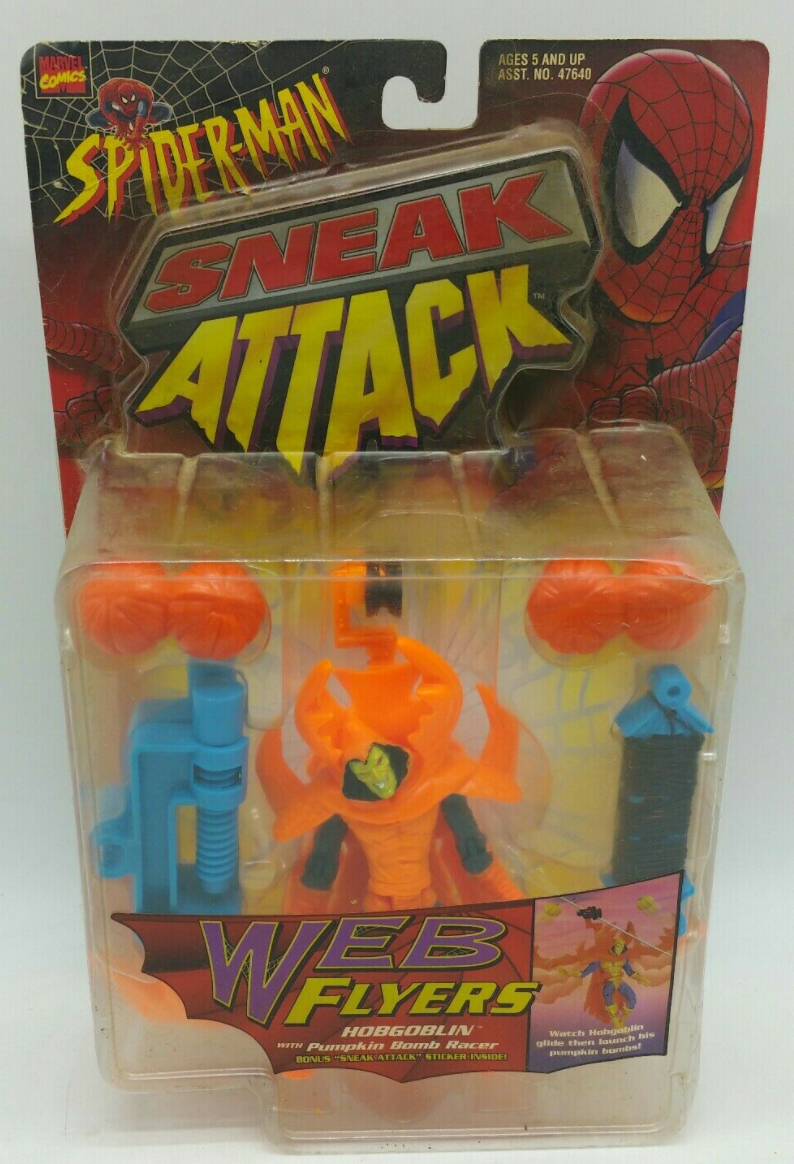 Toybiz Marvel Comics Spider-Man Sneak Attack Web Flyers Hobgoblin Action Figure