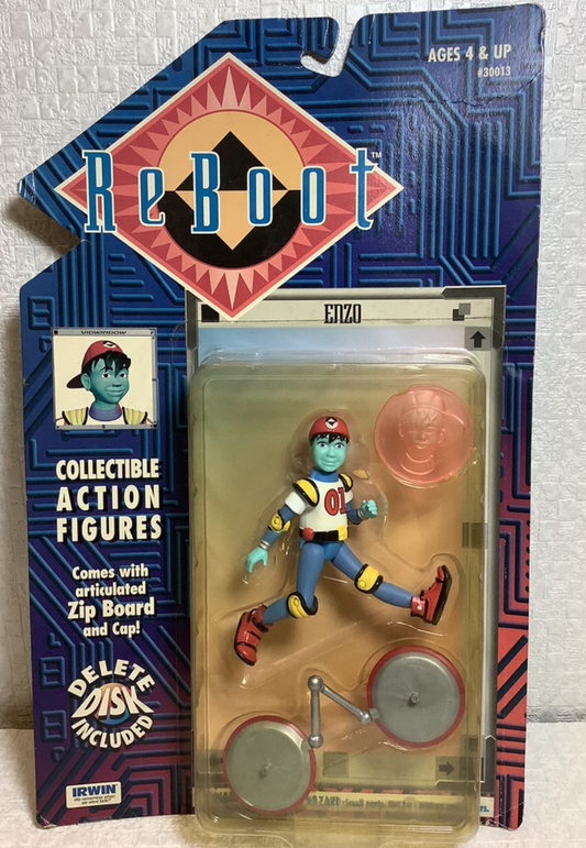 Irwin toys 1995 Reboot Collectible Enzo Action Figure