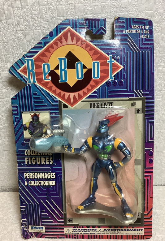 Irwin toys 1995 Reboot Collectible Megabyte Action Figure