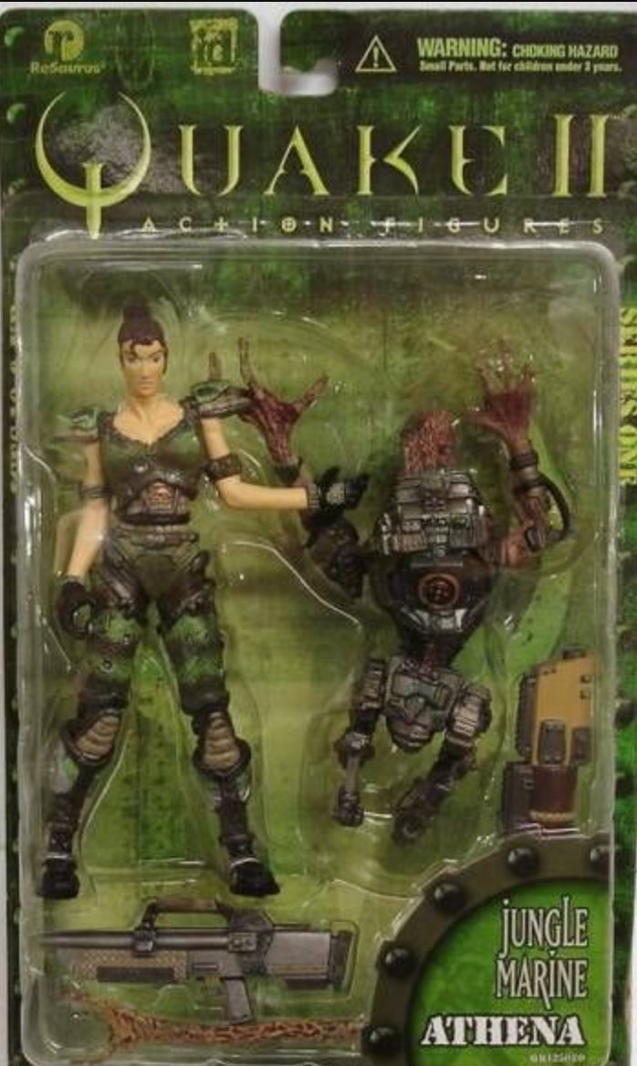 ReSaurus Quake II Jungle Marine Athena Action Figure