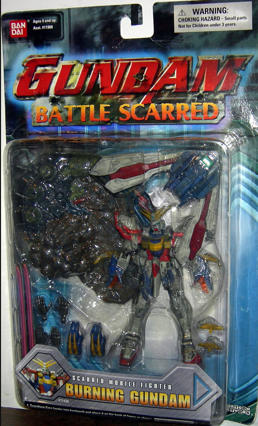 Bandai Gundam Battle Scarred God Burning Gundam Action Figure