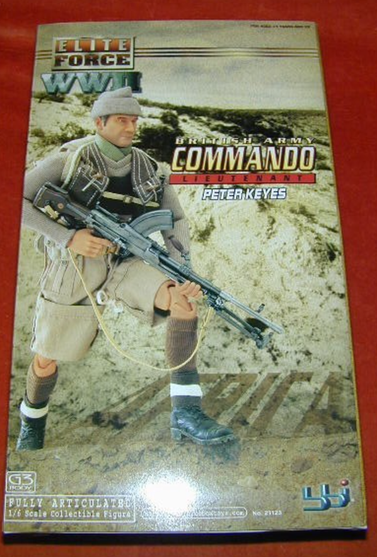 BBi 1/6 12" WWII British Army Commando Lieutenant Peter Keyes Action Figure