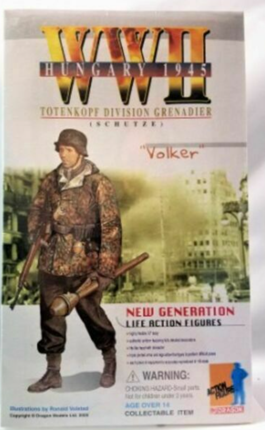 Dragon 1/6 12" WWII Hungary 1945 Totenkopf Division Grenadier Schutze Volker Action Figure