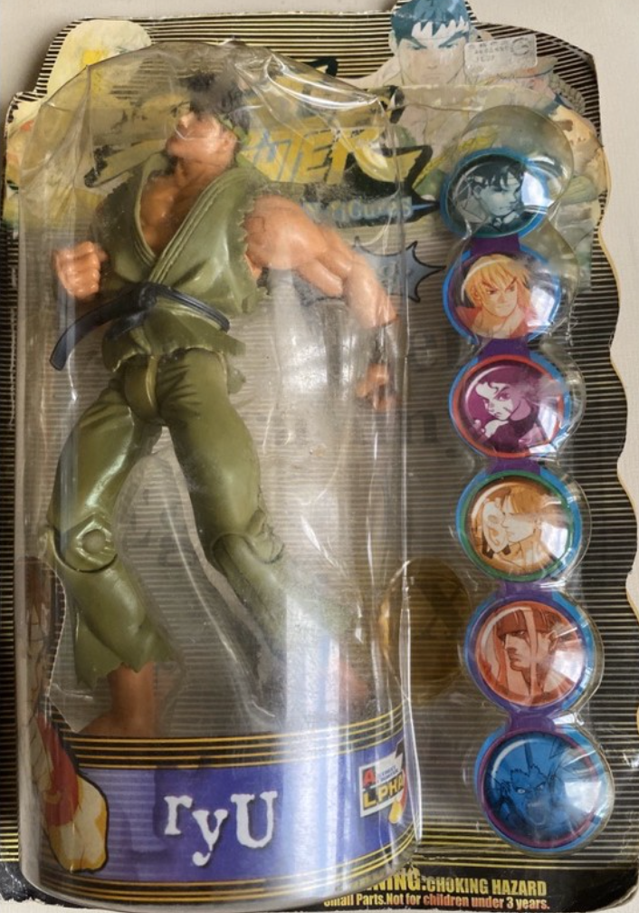 ReSaurus 1999 Capcom Street Fighter Round One Ryu Player Two Action Figure