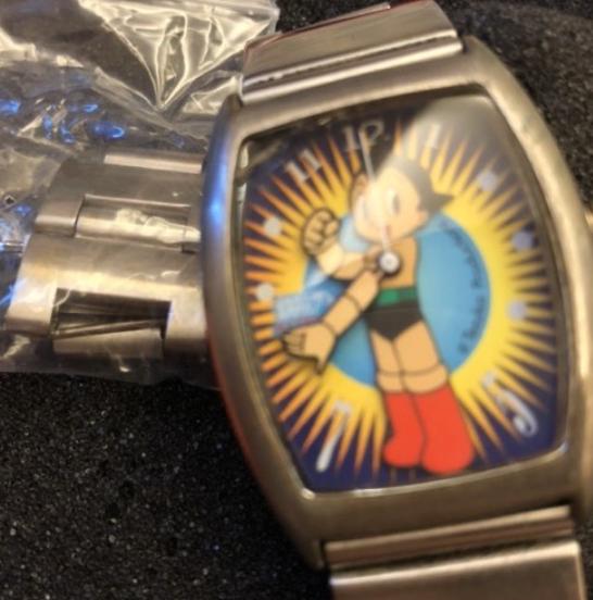 Tezuka Production Astro Boy Watch Authentic Metal Box Set Type B Used