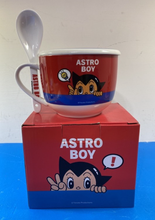 Taiwan Dream Mall Limited Astro Boy 600ml Soup Bowl w/ Spoon