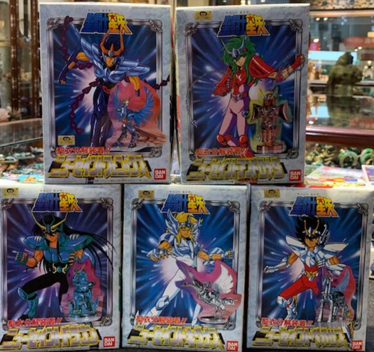 Bandai Saint Seiya New Series 5 Plastic Model Kit Figure Set