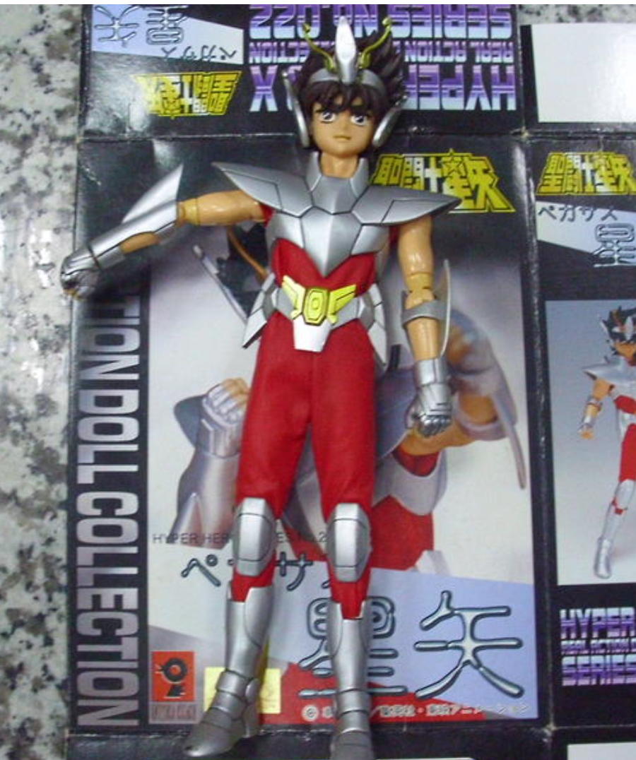 Ohtsuka Kikaku Hyper Hero Real Action Doll Collection Series No 022 Saint Seiya Pegasus Figure Used