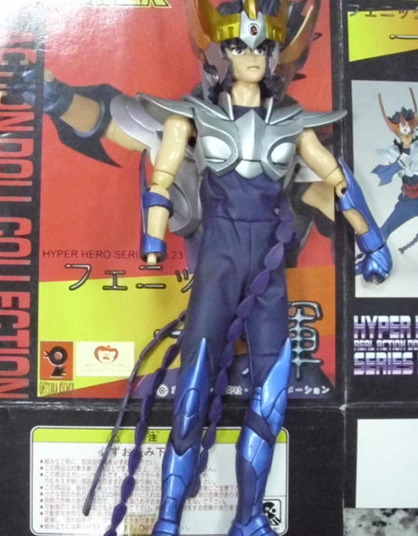 Ohtsuka Kikaku Hyper Hero Real Action Doll Collection Series No 023 Saint Seiya Phoenix Ikki Figure Used