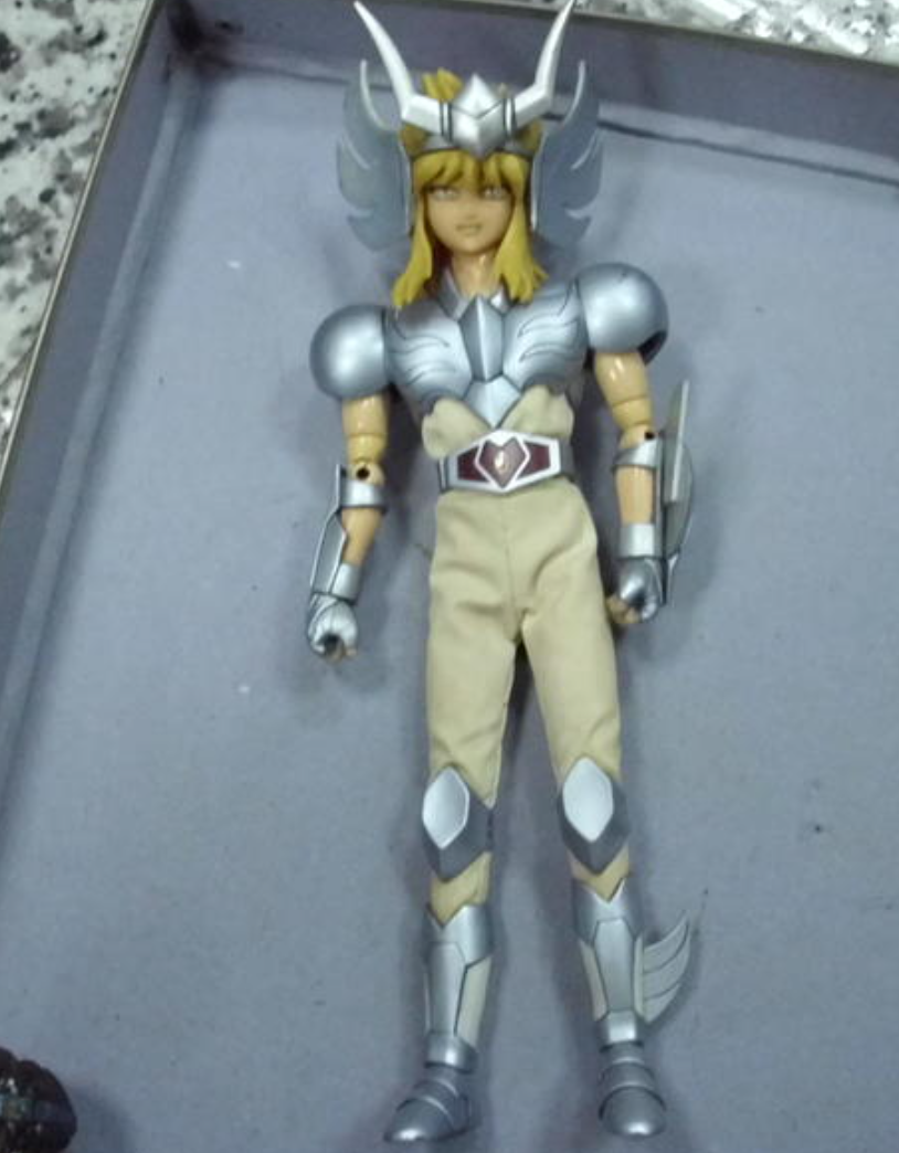 Ohtsuka Kikaku Hyper Hero Real Action Doll Collection Series No 025 Saint Seiya Cygnus Hyoga Figure Used