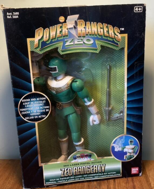 Bandai Power Rangers Zeo Ohranger Ranger IV Green ver 8" Sound & Action Figure