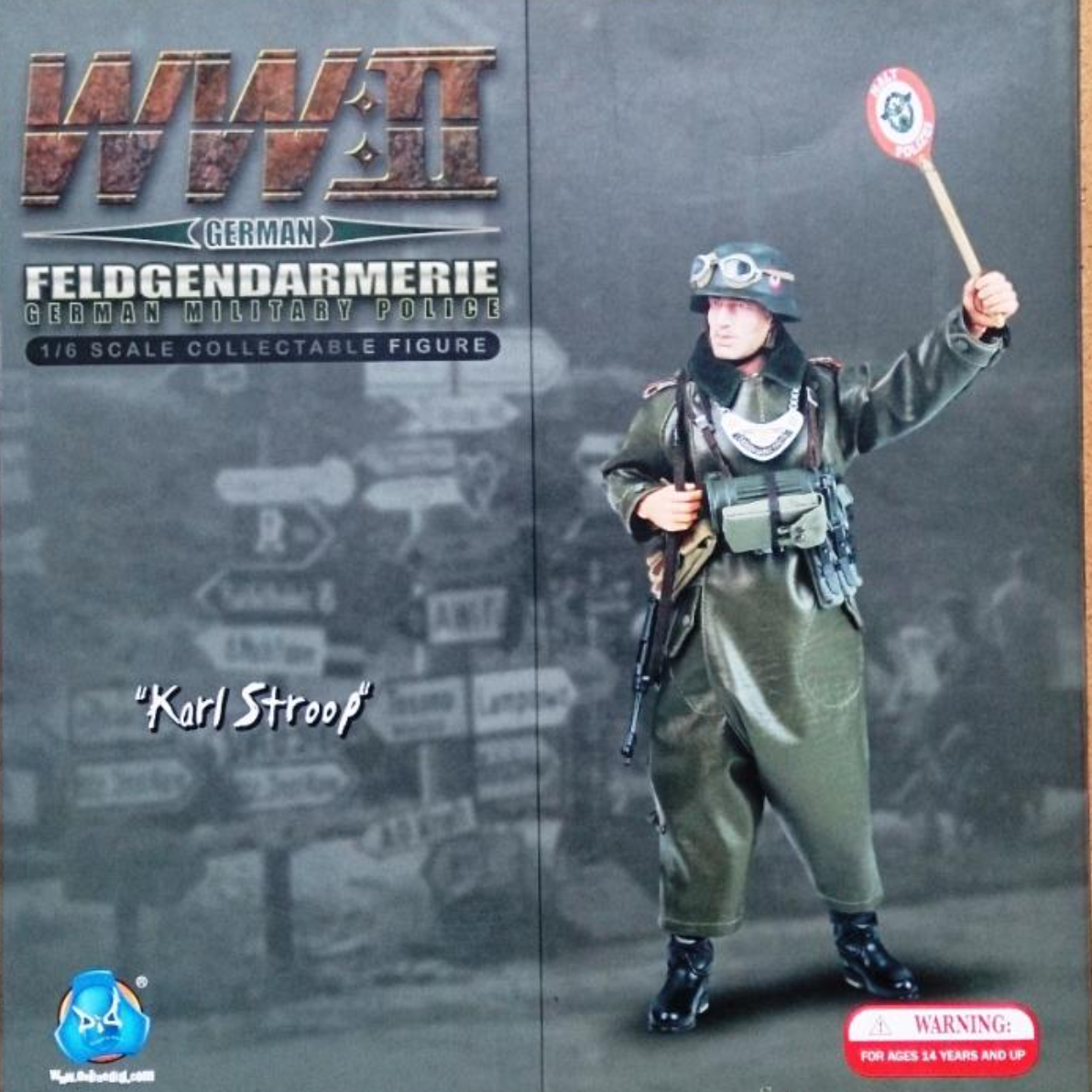 DID 1/6 12" WWII Feldgendarmerie German Military Police Karl Stroop Action Figure