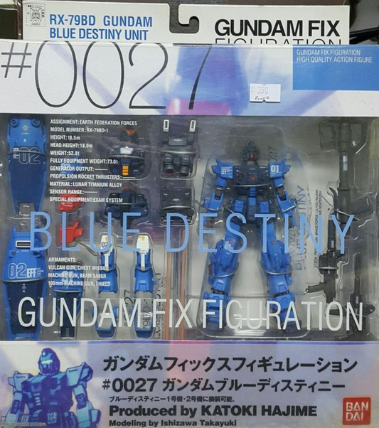 Bandai Gundam Fix Figuration GFF #0027 RX-79BD Gundam Blue Destiny Unit Action Figure