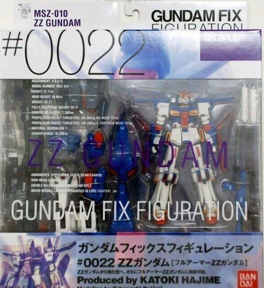 Bandai Gundam Fix Figuration GFF #0022 MSZ-010 ZZ Gundam Action Figure