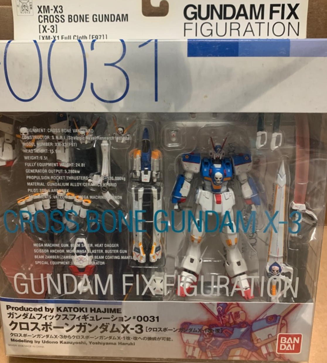 Bandai Gundam Fix Figuration GFF #0031 XM-X3 Cross Bone Gundam X-3 Action Figure