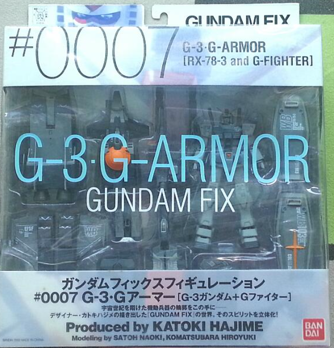 Bandai Gundam Fix Figuration GFF #0007 G-3 G-Armor RX-78-3 and G-Fighter Action Figure