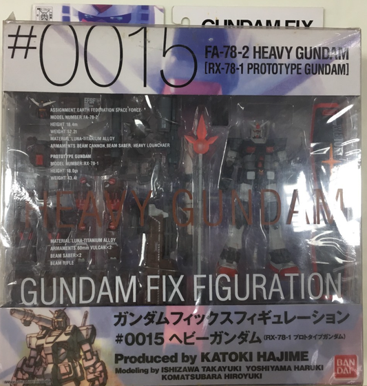 Bandai Gundam Fix Figuration GFF #0015 FA-78-2 Heavy Gundam RX-78-1 Prototype Action Figure