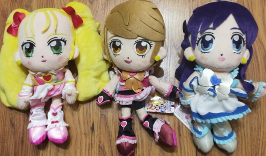 Banpresto Pretty Cure Max Heart 3 12" Plush Doll Collection Figure Set