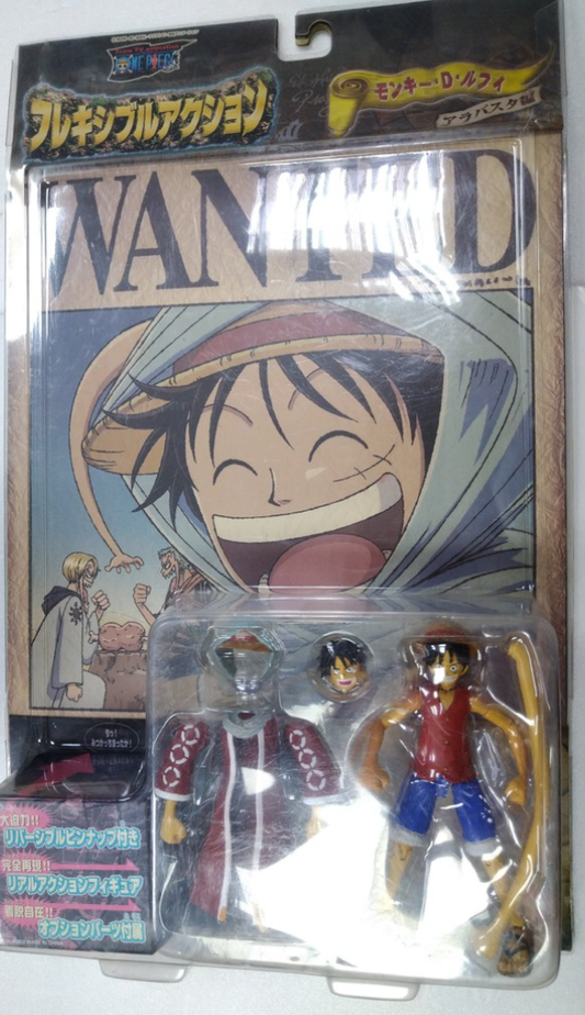 Bandai One Piece Flexible Monkey D Luffy Alabasta ver Action Figure