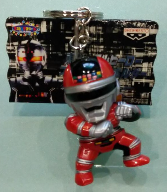 Banpresto Super Robot Wars Metal Hero Series Space Sheriff Sharivan Strap Key Chain Holder Collection Figure