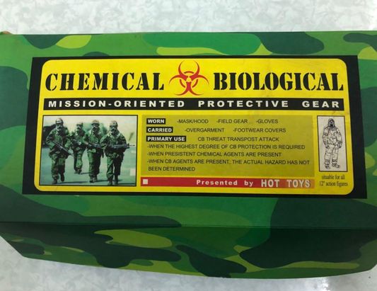 Hot Toys 1/6 12" Chemical Biological Mission Oriented Protective Gear Figure