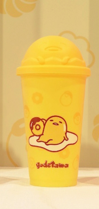 Sanrio Mister Donut Taiwan Limited Donut Party 16oz Plastic Cup Gudetama ver