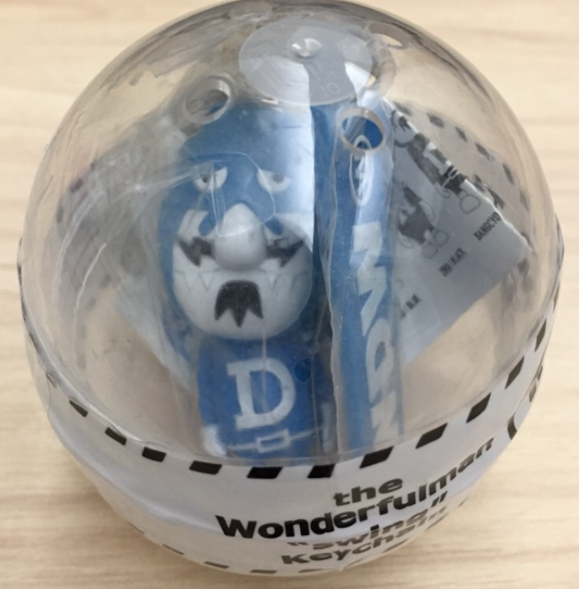 Headlock Studio The Wonderfulman Gashapon Blue ver Strap Figure