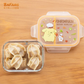 Sanrio Pom Pom Purin BaFang Taiwan Limited Microwavable Glass Lunch Box