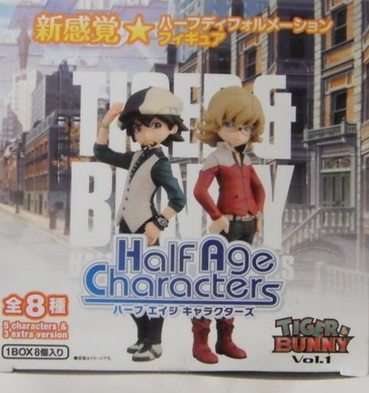 Bandai Half Age Characters Tiger & Bunny Vol 1 5+3 8 Trading Figure Set