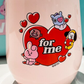 BTS BT21 Taiwan Cosmed Limited 304 Stainless Steel Mug Cup Type A