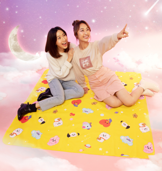 BTS BT21 Taiwan Cosmed Limited Picnic Mat