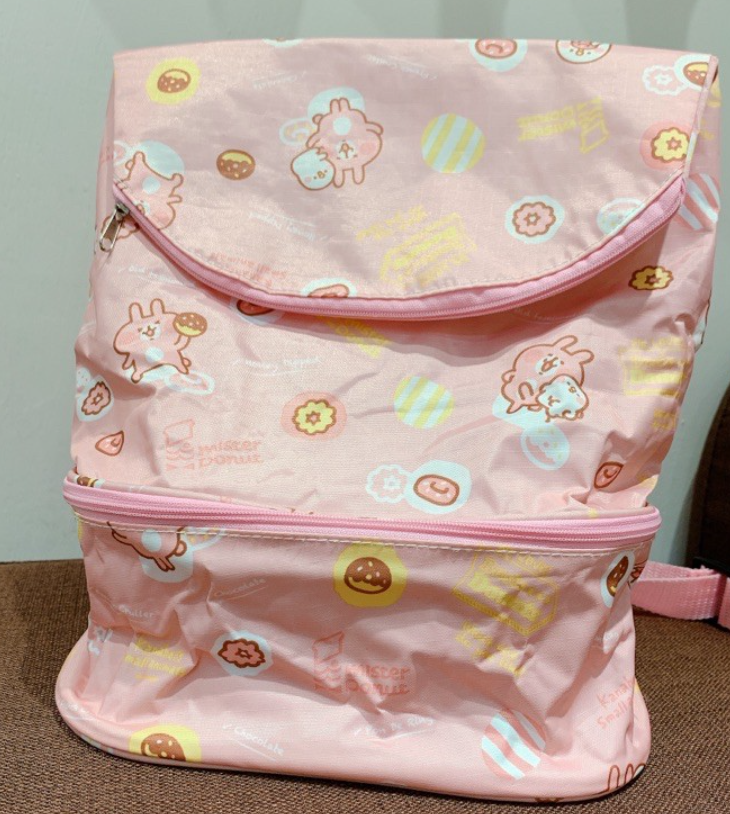 Mister Donut Taiwan Limited Kanahei's Small Animals 14" Backpack Bag Pink ver