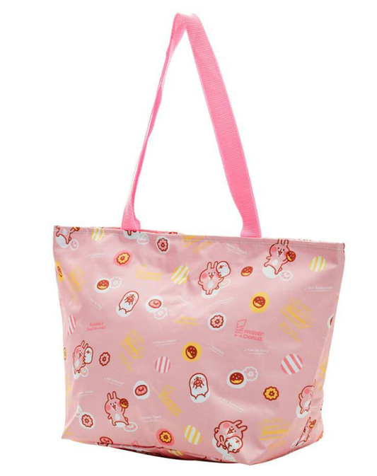 Mister Donut Taiwan Limited Kanahei's Small Animals 16" Tote Bag Pink ver