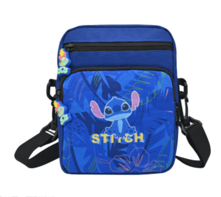 Disney Pixar Space Tour Stitch & Aliens Taiwan Family Mart Limited 8" Sidebag Type A