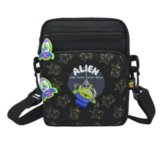 Disney Pixar Space Tour Stitch & Aliens Taiwan Family Mart Limited 8" Sidebag Type B