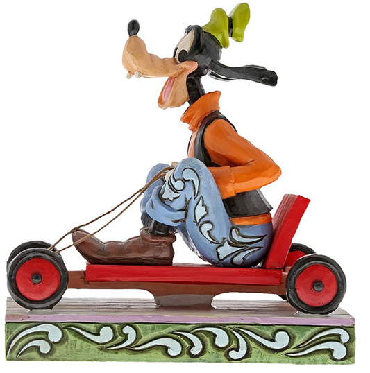 Enesco Jim Shore Disney Traditions Goofy Rennfahrer Collection Figure