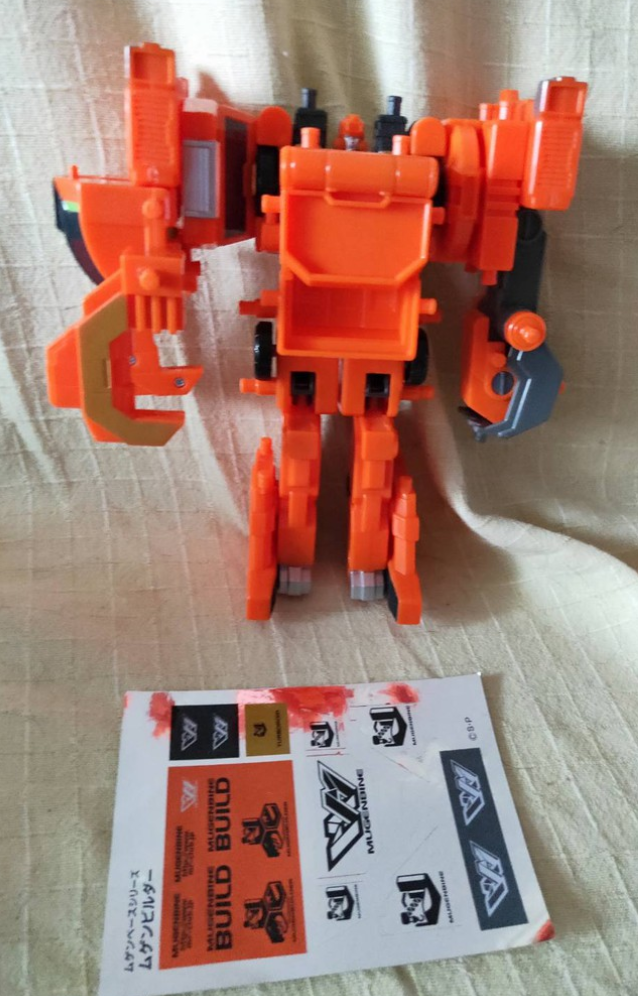 Bandai Machine Robo Mugenbine Mugen Base 03 Turboroids Mugen Builder Action Figure