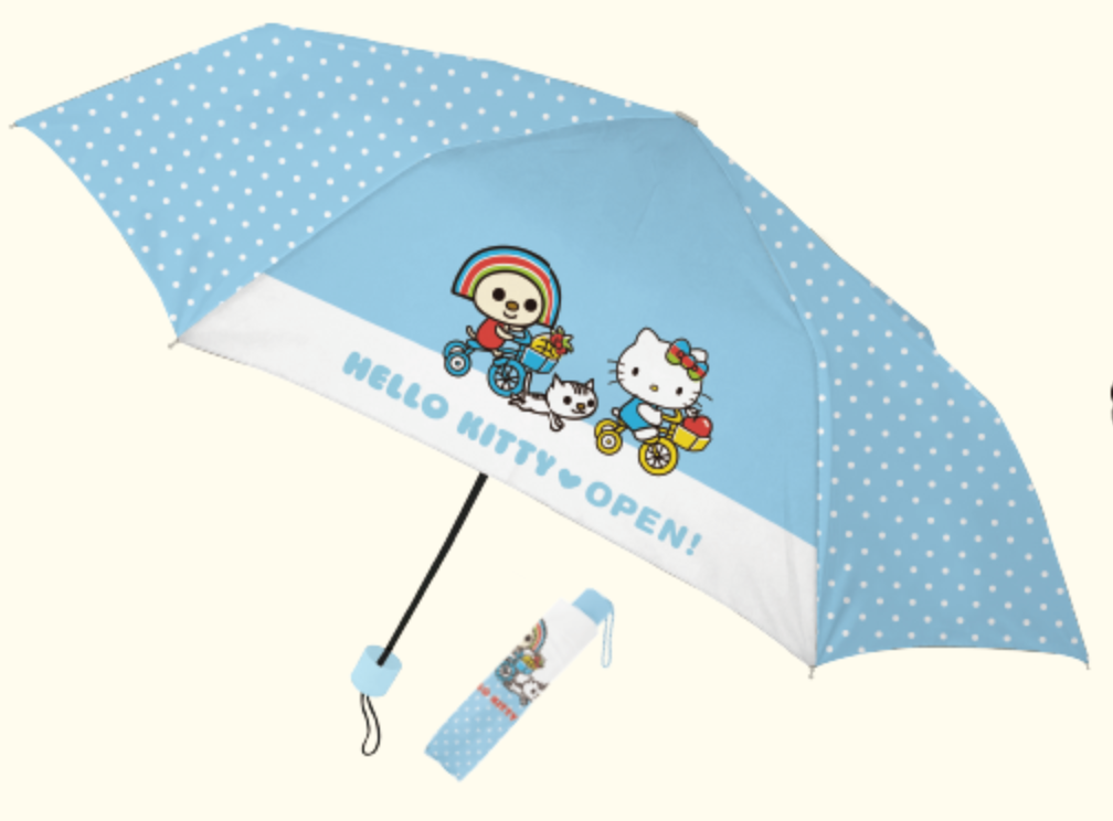 Sanrio Hello Kitty Taiwan 7-11 Limited 2021 CNY Open Chan Folding Umbr ...