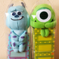 Kirin Afternoon Tea Japan Limited Disney Monster Inc Sulley & Mike 2 Plush Doll in Bottle Figure Set