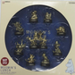 Kaiyodo The Story of Moomin Valley Lunch Part 1 Wonder Festival WF 2004 10 Golden 10 Silver Bottle Cap Trading Figure Set