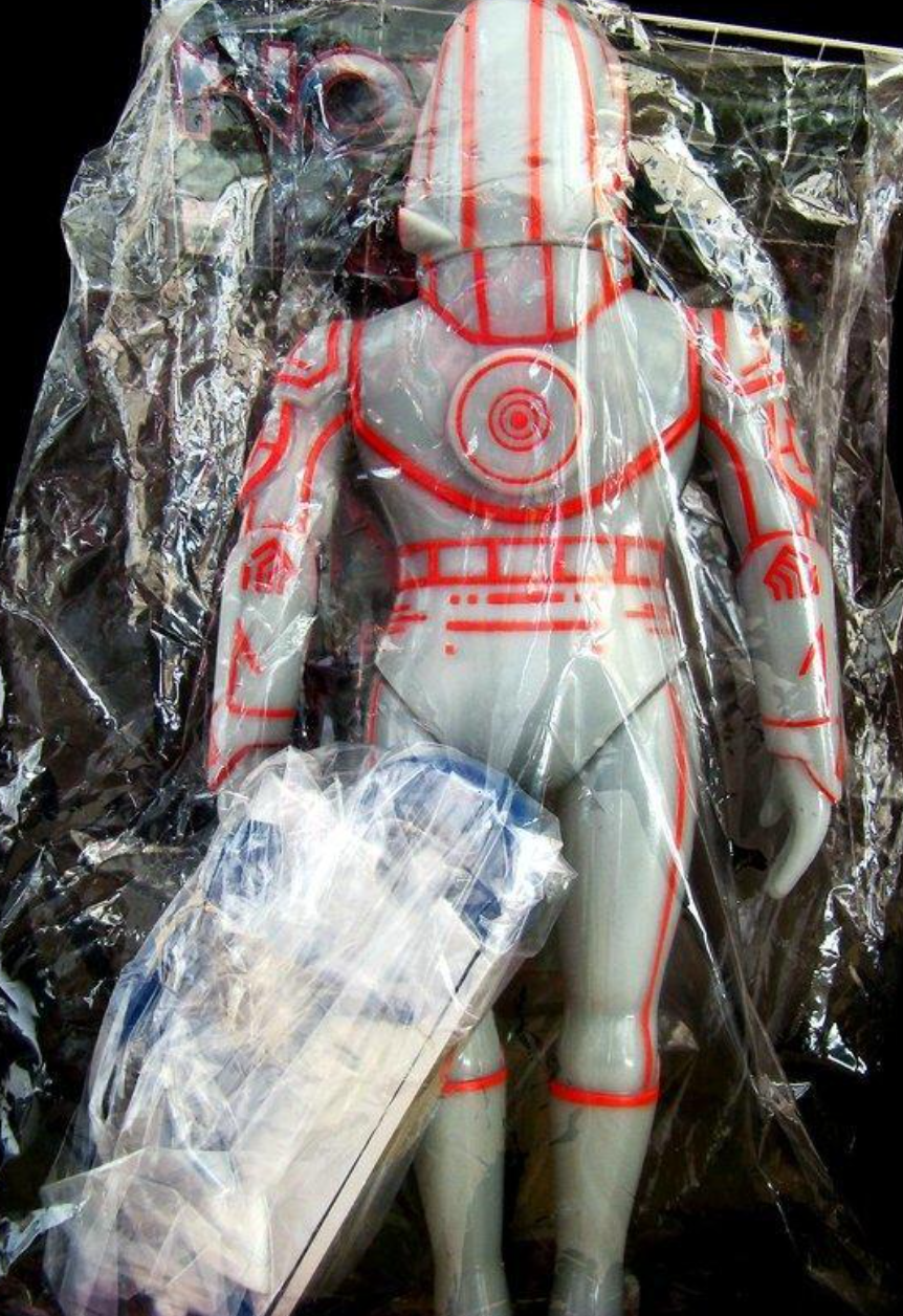 Medicom Toy Wonder Festival WF 2002 Tron Sark w/ Lightcycle Vintage Model 10" Figure