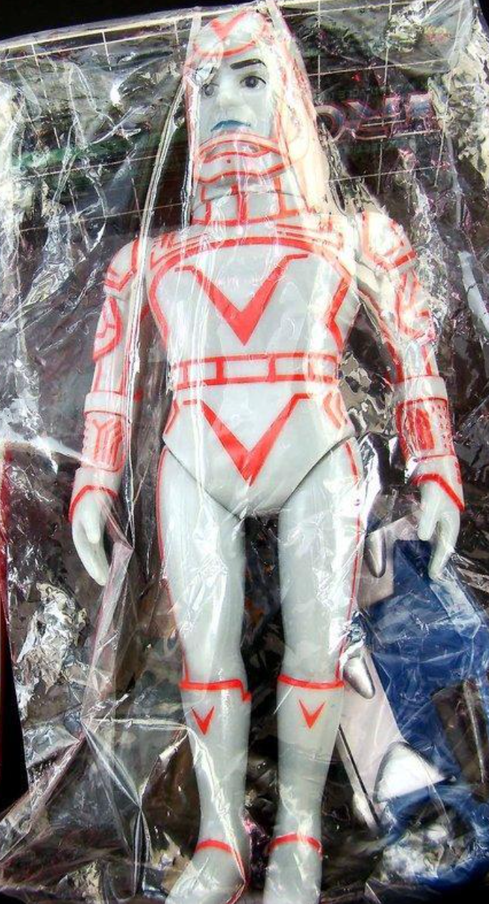 Medicom Toy Wonder Festival WF 2002 Tron Sark w/ Lightcycle Vintage Model 10" Figure